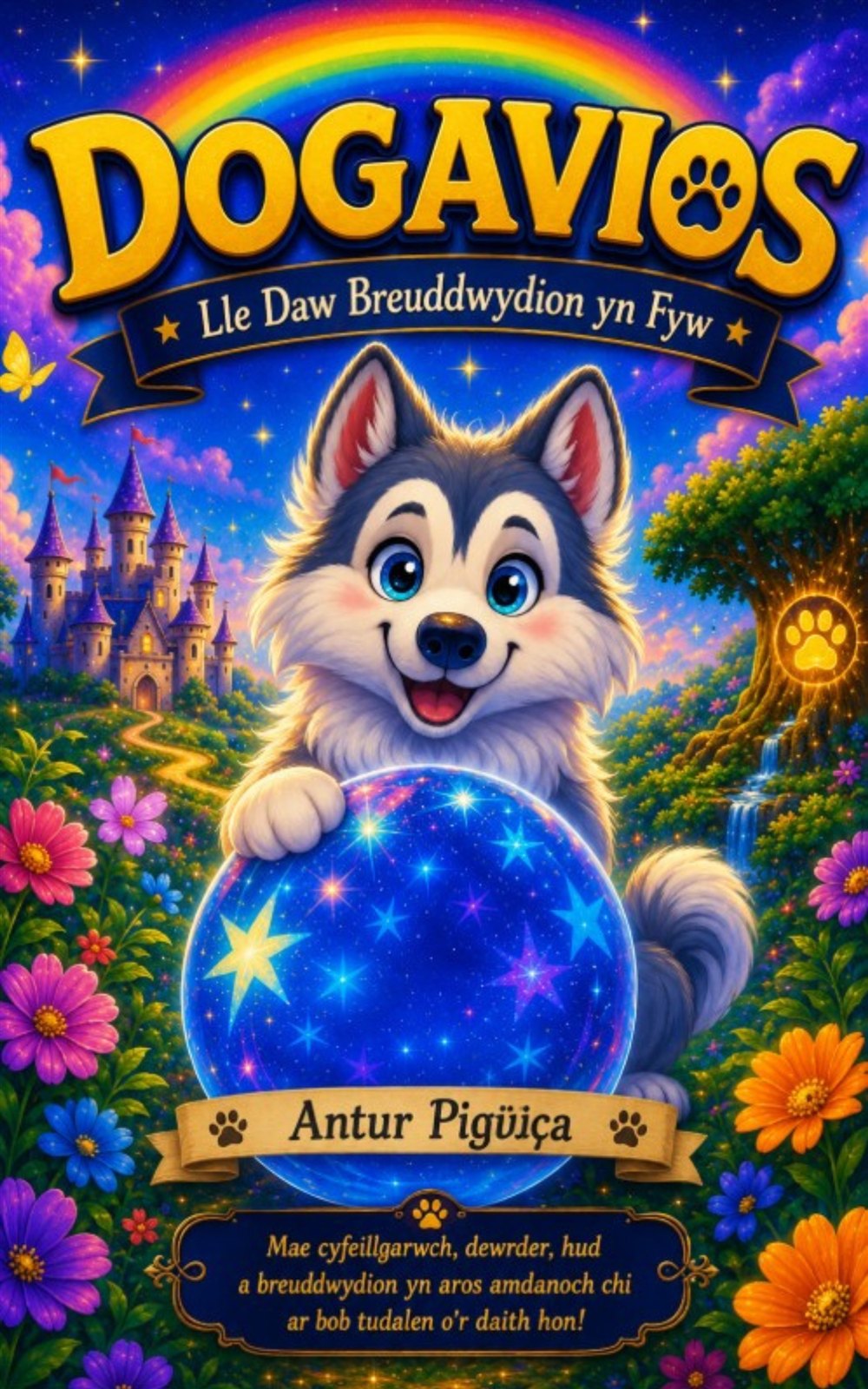Capa do livro Dogavios: Lle Daw Breuddwydion yn Fyw