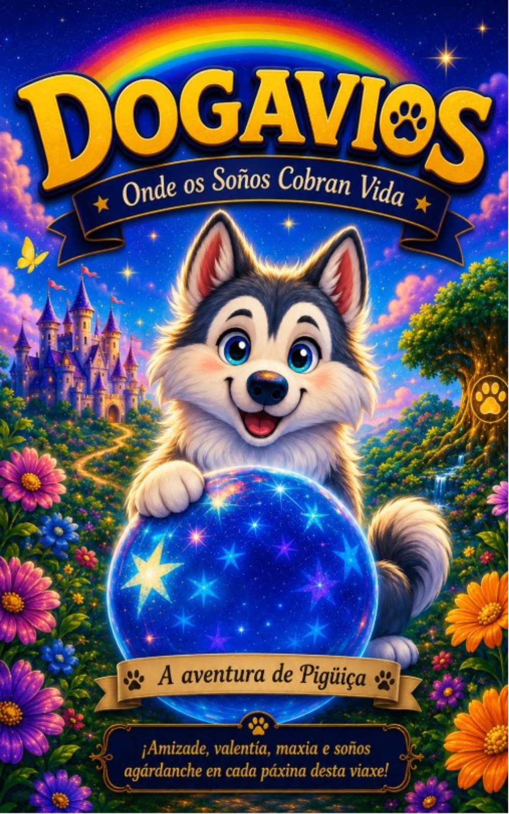 Capa do livro Dogavios: Onde os Soños Cobran Vida