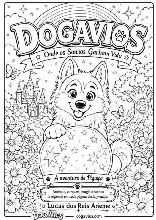 Free Dogavios coloring page, Fofuxo the golden (nº 2)