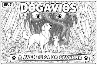 Free Dogavios coloring page, Pigúiça and Fofuxo (nº 11)