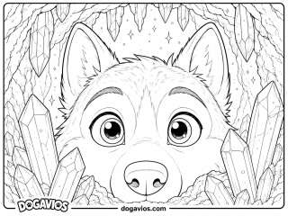 Free Dogavios coloring page, Pigúiça and Fofuxo (nº 35)