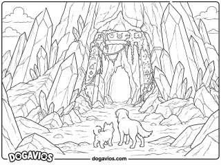 Free Dogavios coloring page, Fofuxo the golden (nº 42)