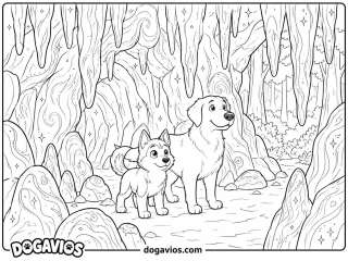 Free Dogavios coloring page, the Dogavios friends (nº 44)