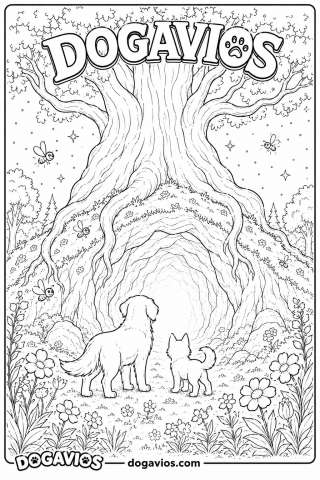 Free Dogavios coloring page, Fofuxo the golden (nº 82)