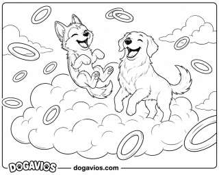Free Dogavios coloring page, Pigúiça in the Magical Garden (nº 97)