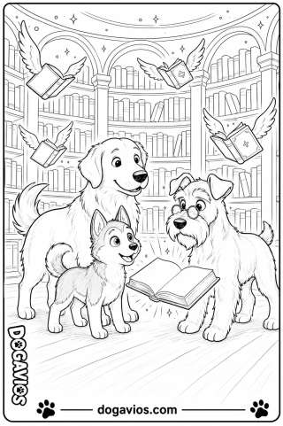 Free Dogavios coloring page, Fofuxo the golden (nº 106)