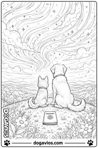 Free Dogavios coloring page, the Dogavios friends (nº 108)