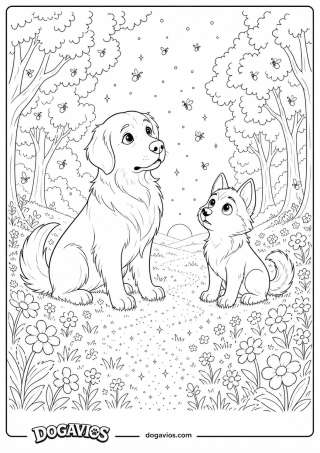 Free Dogavios coloring page, Fofuxo the golden (nº 138)
