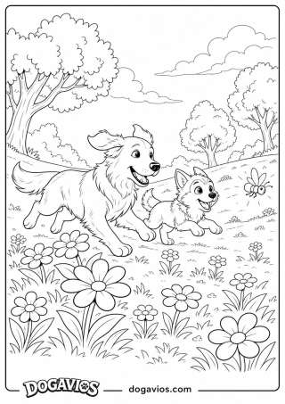 Free Dogavios coloring page, the Dogavios friends (nº 140)