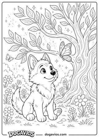 Free Dogavios coloring page, Fofuxo the golden (nº 146)