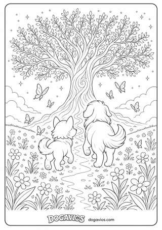 Free Dogavios coloring page, Fofuxo the golden (nº 154)