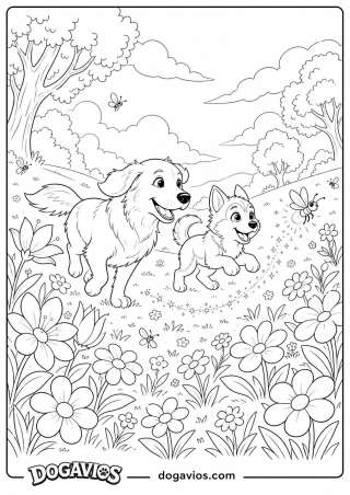 Free Dogavios coloring page, Pigúiça and Fofuxo (nº 179)