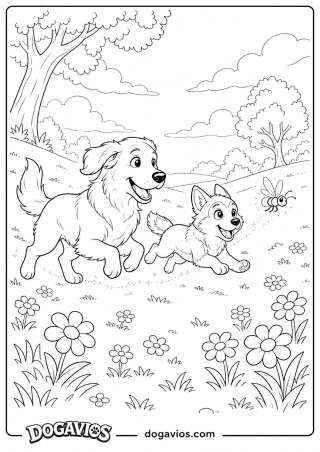 Free Dogavios coloring page, Fofuxo the golden (nº 186)
