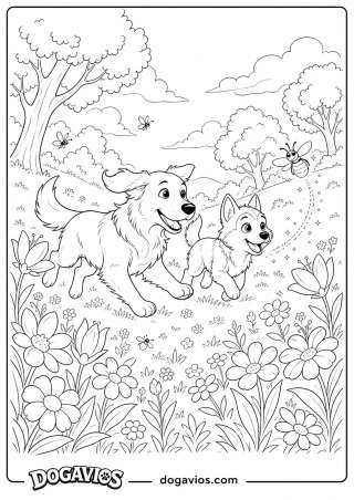 Free Dogavios coloring page, the Dogavios friends (nº 188)