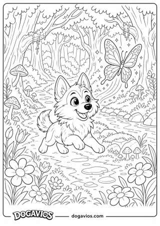 Free Dogavios coloring page, the Dogavios friends (nº 196)