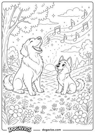 Free Dogavios coloring page, Fofuxo the golden (nº 202)