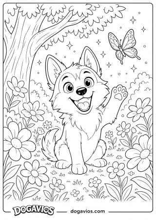 Free Dogavios coloring page, the Dogavios friends (nº 204)