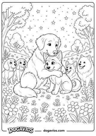 Free Dogavios coloring page, Pigúiça and Fofuxo (nº 211)
