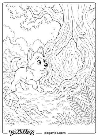 Free Dogavios coloring page, the Dogavios friends (nº 212)