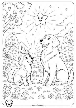 Free Dogavios coloring page, the Dogavios friends (nº 220)
