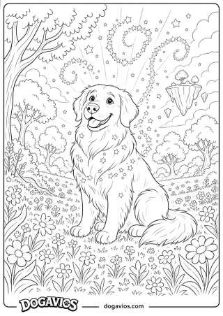 Free Dogavios coloring page, under the stars (nº 222)
