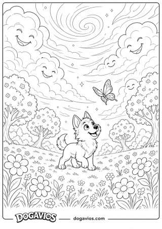Free Dogavios coloring page, the Dogavios friends (nº 228)