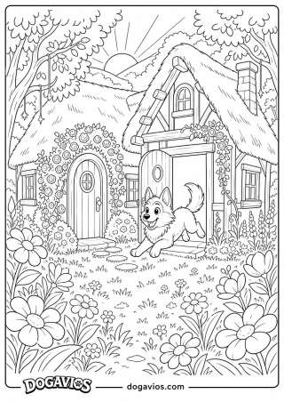 Free Dogavios coloring page, under the stars (nº 230)