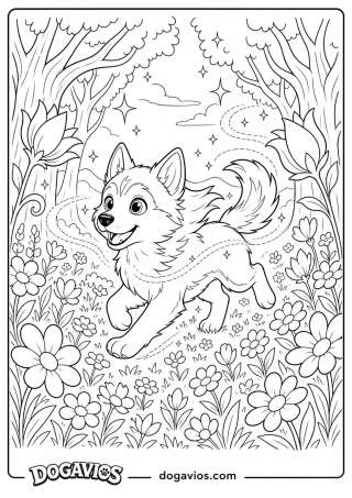 Free Dogavios coloring page, Fofuxo the golden (nº 234)