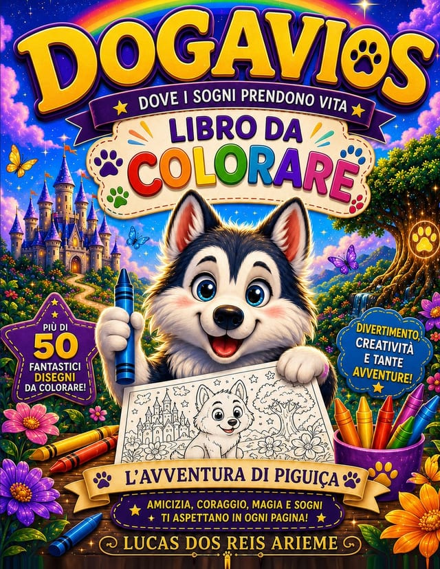 Libro da Colorare Bambini del Dogavios