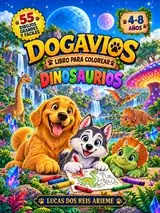 Dogavios, Libro para colorear de dinosaurios