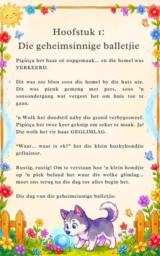 Eerste bladsy van die boek Dogavios: Pigúiça word wakker en die lug is verkeerd