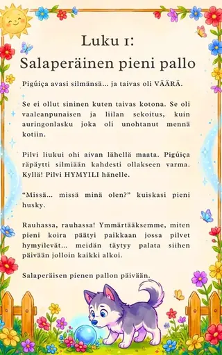 Dogavios-kirjan ensimmäinen sivu: Pigúiça herää ja taivas on vääränlainen