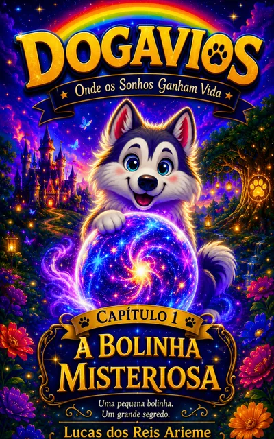 Capa do capítulo 1 do Dogavios: A Bolinha Misteriosa