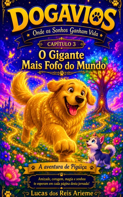 Capa do capítulo 3 do Dogavios: O Gigante Mais Fofo do Mundo