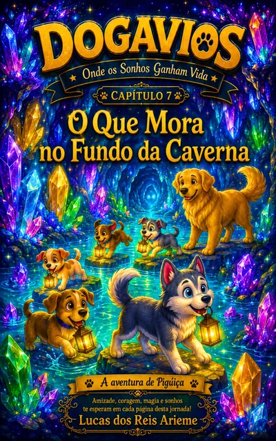 Capa do capítulo 7 do Dogavios: O Que Mora no Fundo da Caverna?